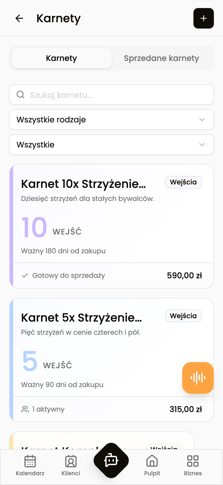 Vizyto Pro - karnety