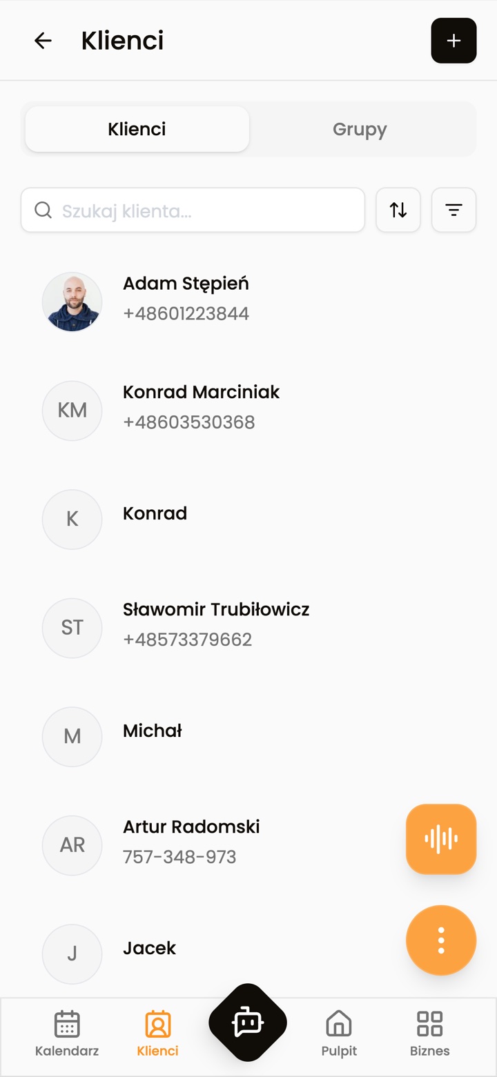Vizyto Pro - lista klientów