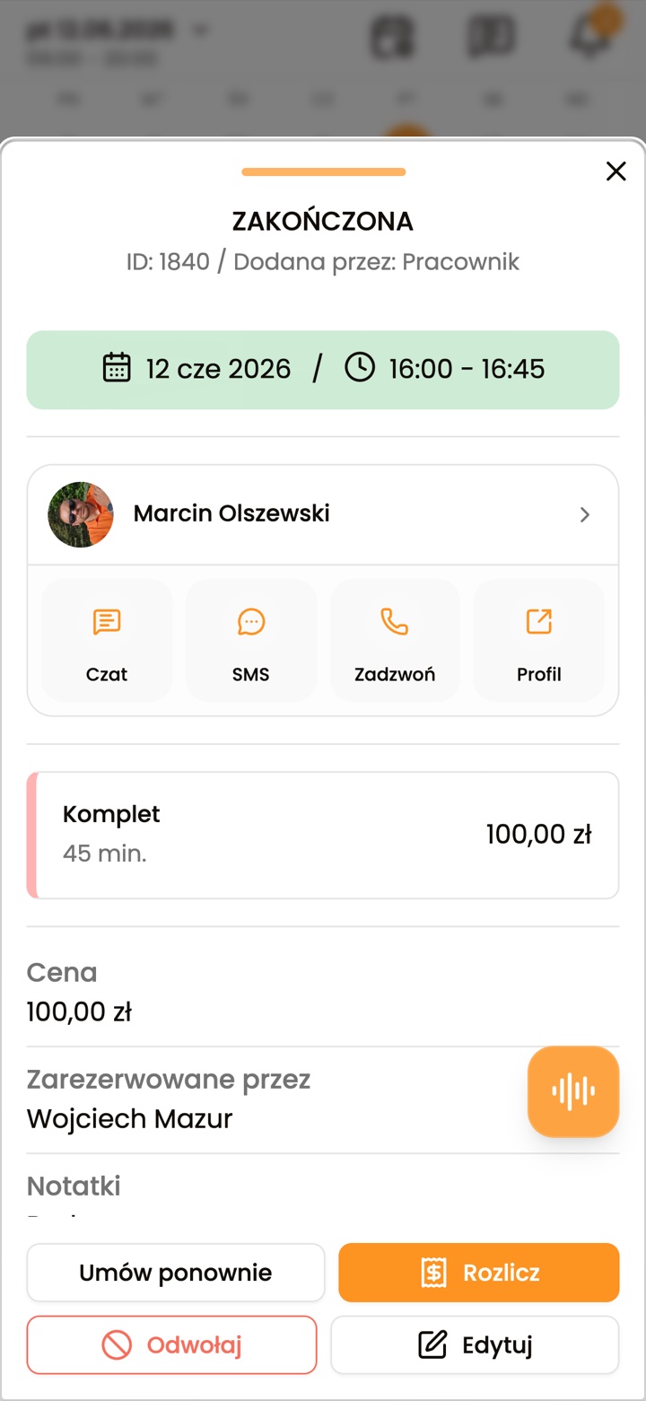 Vizyto Pro - szczegóły wizyty
